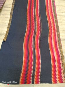 🇳🇿💫🎀Elegant Navy Blue Saree