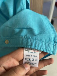 Peter England Blue Shirt