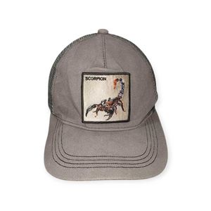 Scorpion Patch Mesh Trucker Cap (Unisex)