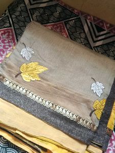 Elegant Embroidered Saree