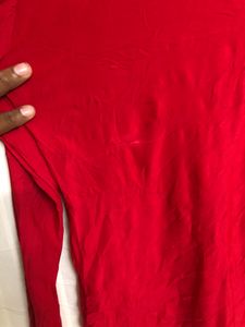 Under Armour Red Long Sleeve T Shirt