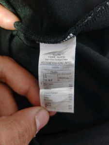 Lacoste Black Logo Collar Sweatshirt