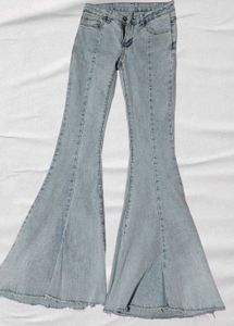 Vintage Flared High-Waisted Jeans