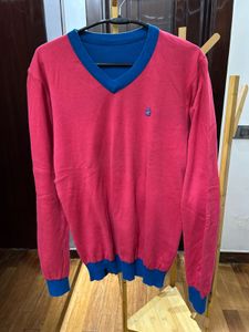 Striped V-Neck Sweater