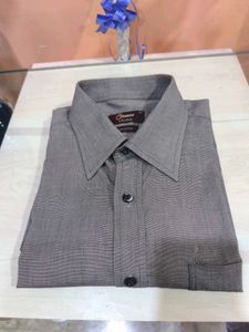 100% Cotton Grey Shirt Of Ozemberg Brand.