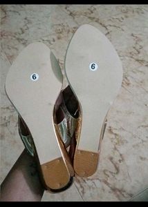 Rose Gold silver sandals