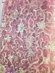 Readymade Net Embroidered Saree