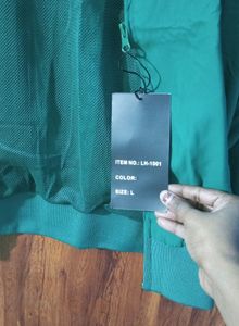 Green Jacket With Pant For Men(Size L)