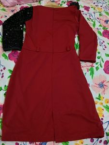 Bodycon Birthday Dress With Sequin Sleeve🎉