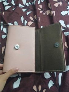 Peach Colored Sling Bag