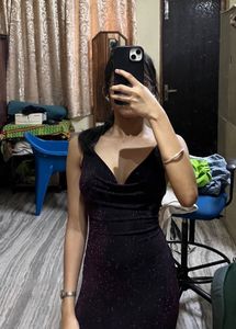 H&amp;M GLITTERY/SHIMMER BODYCOM DRESS