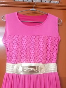 Pink Lace Dress