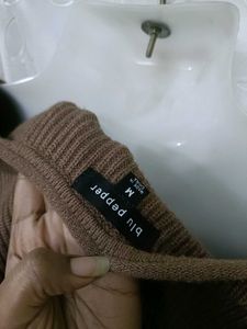 Premium V-Neck Knit Sweater 🤎