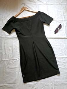 Elegant Black Off-Shoulder Dress