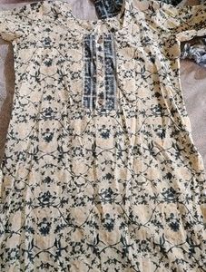 Glittery Kurta With Pant Partywear For Women