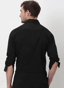 Mufti Black Casual Shirt cool