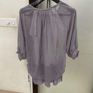 Elegant Grey Top