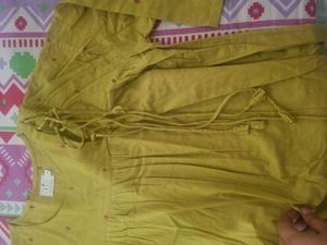 Gorgeous A line Kurta With Big Ghera
