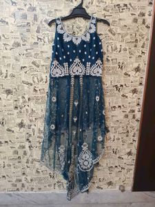 Women Bollywood Style Ethenic Skirt with Long Top