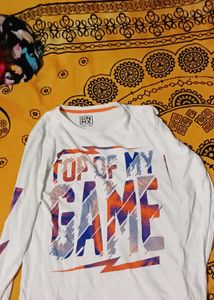 White Graphic Tee
