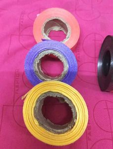 DOUBLE BELL Glossy Plastic Curly Ribbon