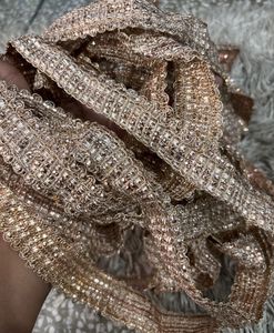 4 Golden Fabric Laces Total 38 Meters Approx
