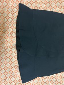 navy blue ruffle Skirt