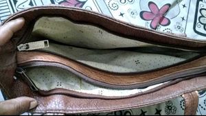 Brown handbag