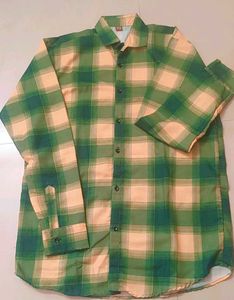 Green &amp; Yellow Plaid XXL Shirt