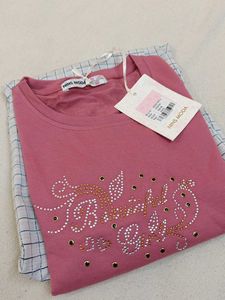 Cute Pink Graphic frick