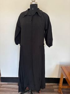 Elegant Black Midi Dress