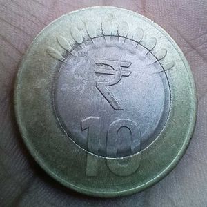 Extra Metal Error 10 Rupees Coin 🪙 on Both side