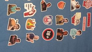 GAJJU MEMES STICKER Set Of 48 FOR MEME LOVER