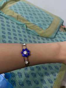Blue Flower Bracelet