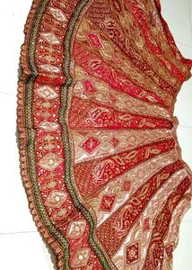 Red Embroidered Lehenga Choli