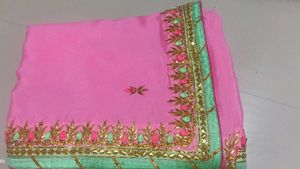 Gota Work Saree