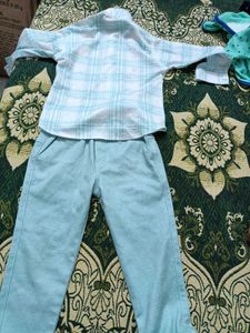 Boys Blue Casual Pant with shirt