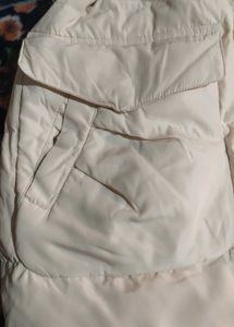 Elegant Ivory(cream)Puffer Coat(limited Deal)