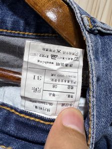 Versace Blue Washed Denim Jeans First Copy