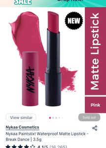 Nykaa Paintstix Waterproof Matte Lipstick