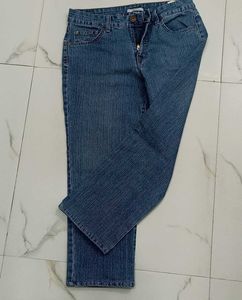 Blue Denim Capri Jeans