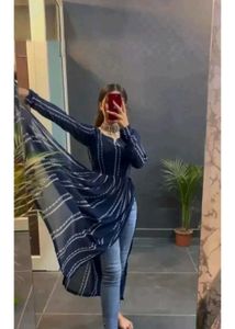 Women Nyra Cut Georgette Kurti Xs Size 34 Bust