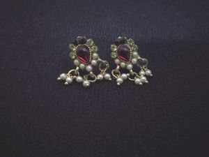 Cute, Golden Colour, Small, Red Colour Diamond, Mo