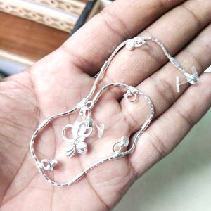 Pure Silver Anklets पायल For Women&amp; Girls. 1 जोड़ि