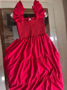Red Dress flowy