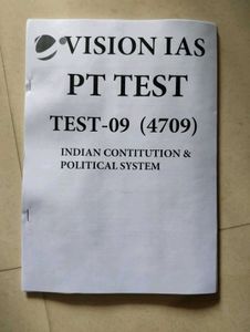 Vision IAS Polity Test 1 - 2025