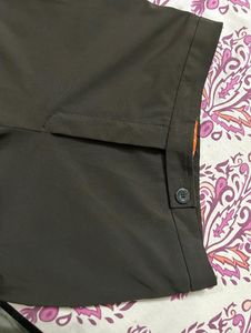 Brown Colour High Waisted Trouser