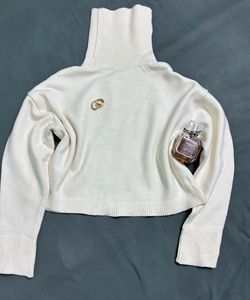 Cream Turtleneck Sweater