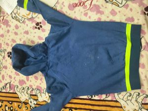 Cool Blue Hoodie for 4-7 years boy