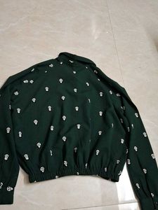 Panda Print Button-Down Shirt